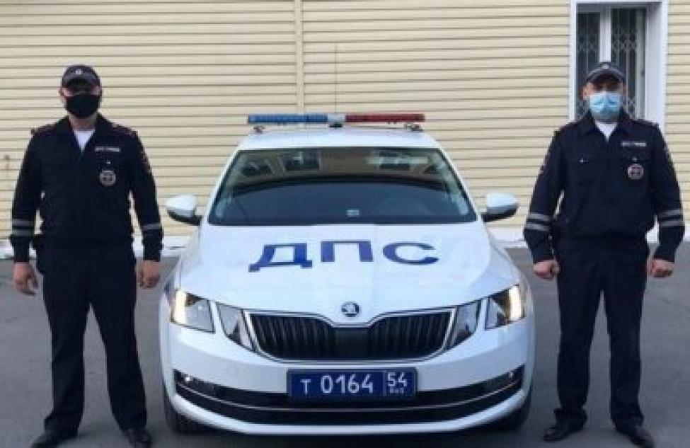 Автоинспекторы ГИБДД Новосибирской области помогли спасти врача из Бердской ЦГБ, у которого остановилось сердце