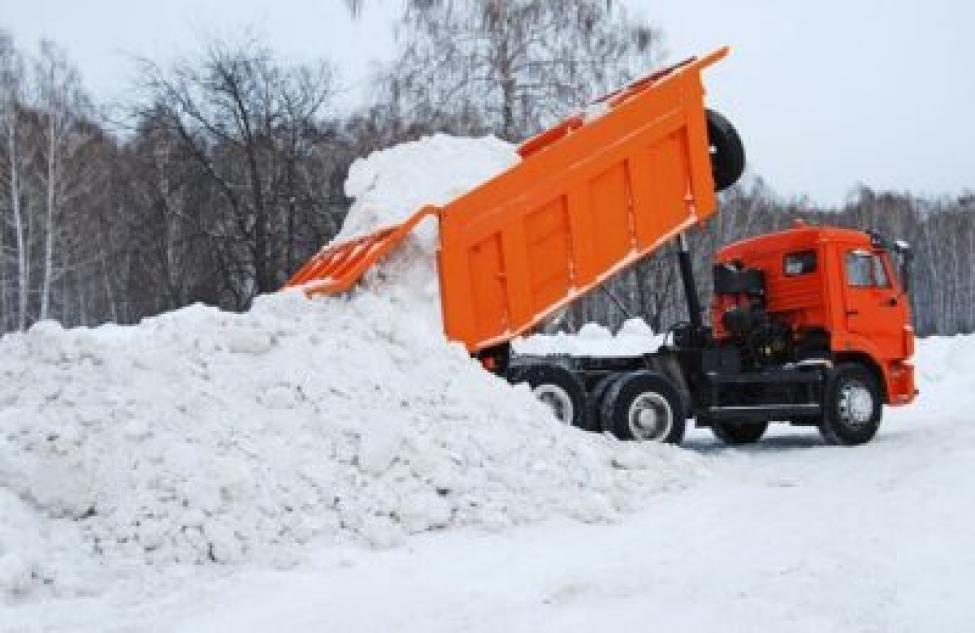 Вывезут снег с подтопляемых территорий в Бердске