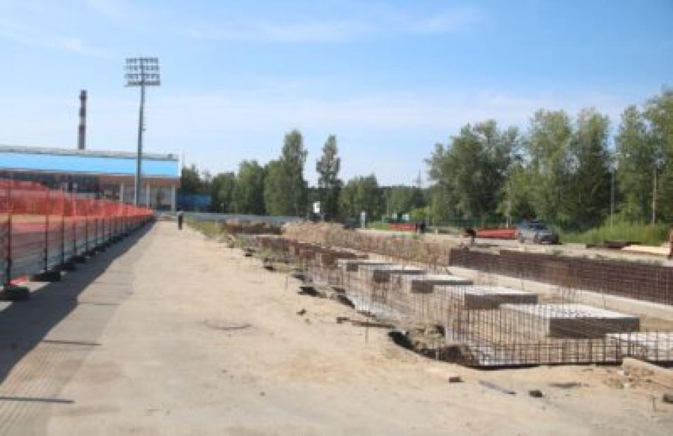На следующей неделе в Бердске начнут заливать фундамент для трибун и подтрибунных помещений стадиона «Авангард»