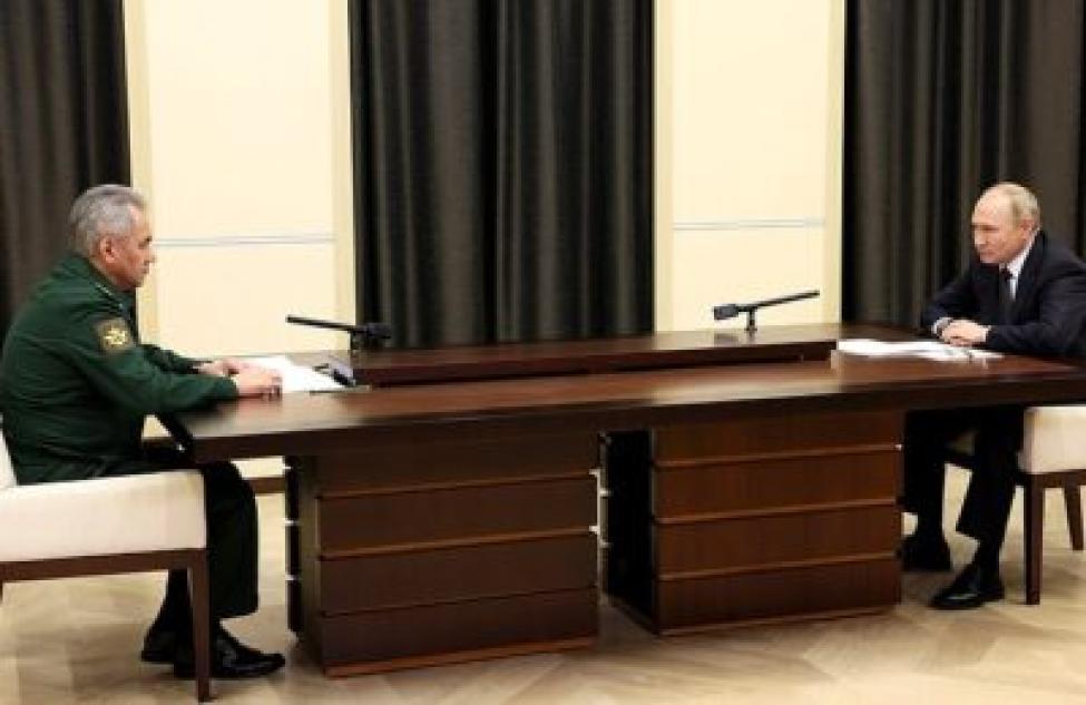 Министр обороны доложил Президенту РФ о завершении мероприятий частичной мобилизации