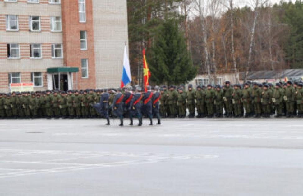 Бойцов, призванных в рамках частичной мобилизации, проводили из Новосибирска