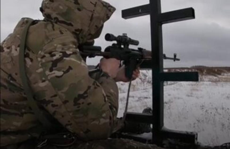 Снайперов готовят из числа мобилизованных в Новосибирской области