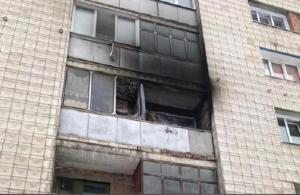 Из-за неосторожности при курении произошёл пожар в многоэтажке Бердска