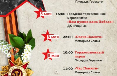 Более 60 мероприятий планировали провести в Бердске в честь Дня Победы