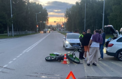 В Бердске машина столкнулась со скутером