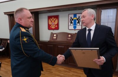 Андрей Травников поздравил Таллинскую бригаду с присвоением наименования гвардейской