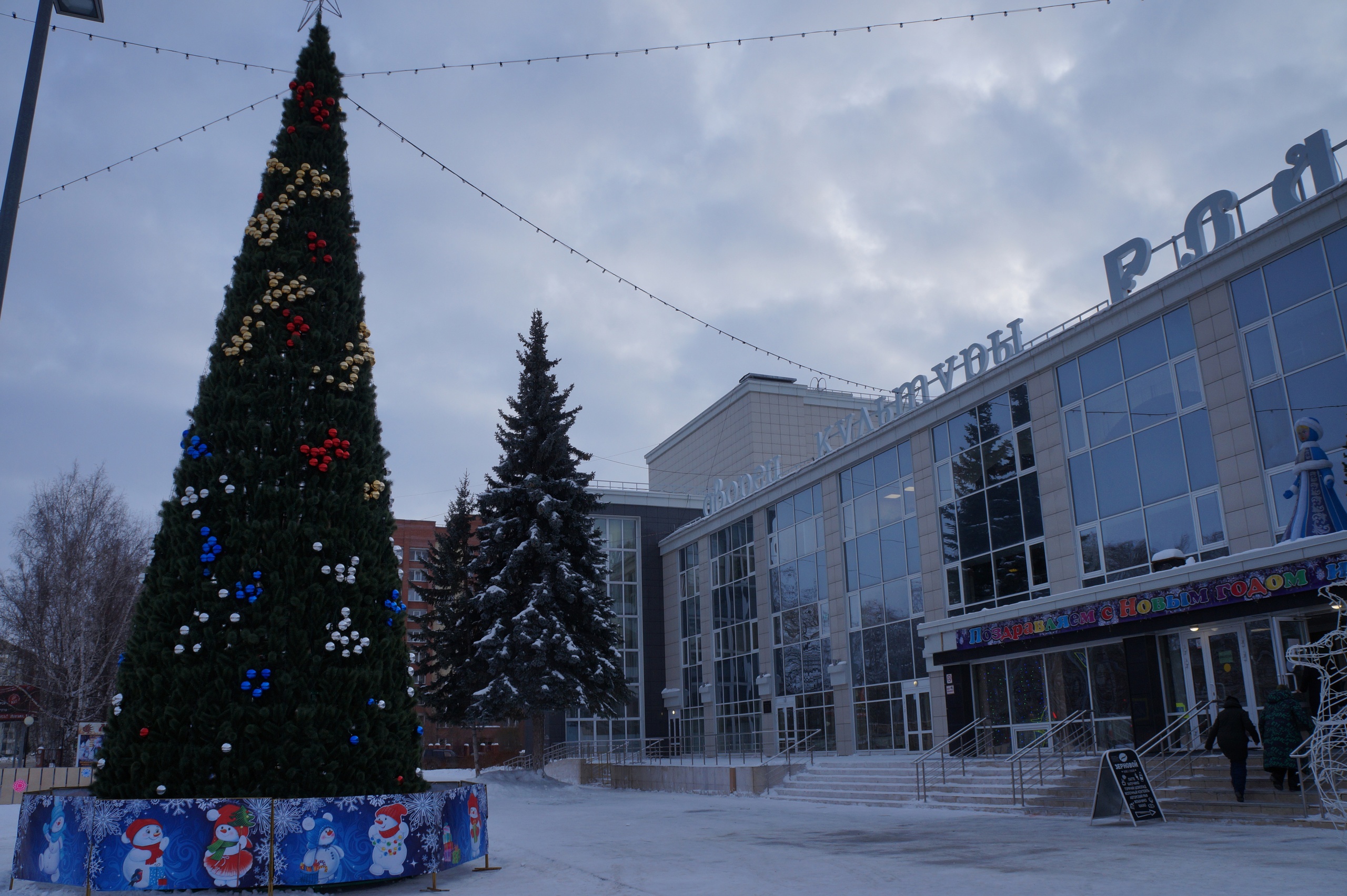 В новогоднем городке у ДК 