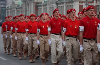 Юнармейцы из Бердска будут маршировать на военном параде 9 мая в Новосибирске