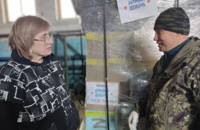 Девятый груз отправили волонтеры Бердска на Донбасс