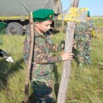 Продолжается стажировка кадет из Бердска на пограничной заставе в селе Новокрасное