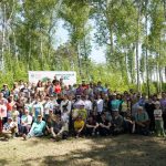 Высадили 600 деревьев в рамках акции минфина Новосибирской области