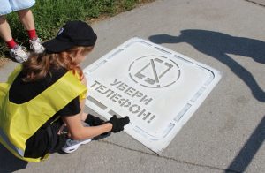 В Бердске прошла акция «Безопасный пешеходный переход»