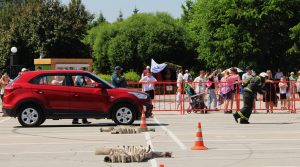 Пожарно-спасательный кроссфит прошел в Бердске в четвертый раз