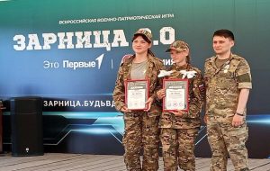 Команда «Гвардия» из Бердска заняла пятое место на окружном этапе «Зарницы 2.0»
