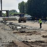 В Парке Победы Бердска идут работы на аллеях Героев и родов войск
