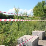 Обрушился участок дачной дороги на «Водозабор» в Бердске