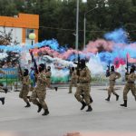 Курсанты в Бердске подготовили для воинов-десантников показательные выступления