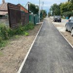 Завершили строительство нового тротуара вдоль улицы Нахимова в Бердске