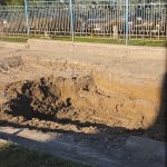 В Бердске продолжается ремонт участка дороги на ул. Лунная в районе СК “Зима-лето”