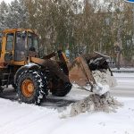 Бердск накрыл снегопад