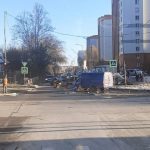 В Бердске перекрыли улицу Рогачева