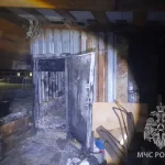 Баня горела в Бердске в субботу