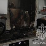 Первый в этом году пожар в Бердске произошел из-за чайника