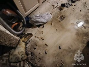 Пожарные спасли из огня человека в Бердске