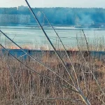 Главная насосная станция Бердска вчера оказалась в кольце огня