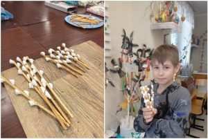 Съедобные веточки вербы для Пасхального стола изготовили в Бердске