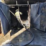 Мусорный контейнер сгорел в Бердске