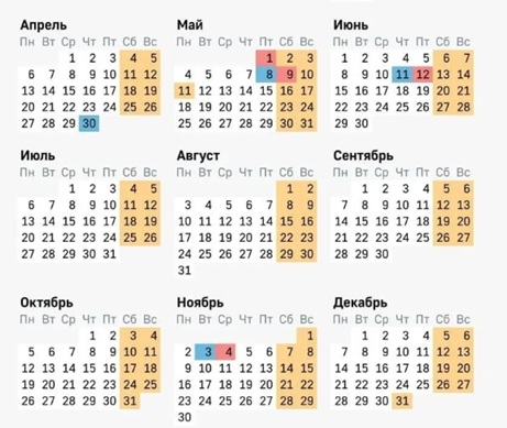 Следующая рабочая неделя будет короткой