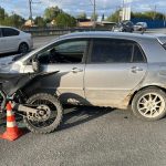 Мотоциклиста сбила иномарка в Бердске