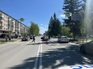 Ребёнка сбил на зебре автомобиль в Бердске