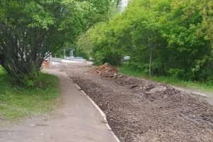 Начаты работы по обновлению асфальта рядом медкорпусом на Боровой в Бердске