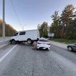 Два человека пострадали в двойном ДТП в Бердске