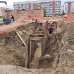 Работы по замене коллектора на улице Рогачева в Бердске продляются