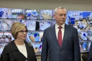 Андрей Травников проверил работу Центра общественного наблюдения в Новосибирске