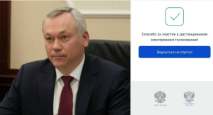 Губернатор проголосовал на выборах с использованием дистанционного формата