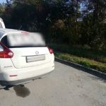 Иномарку арестовали за долги на Бердском шоссе судебные приставы